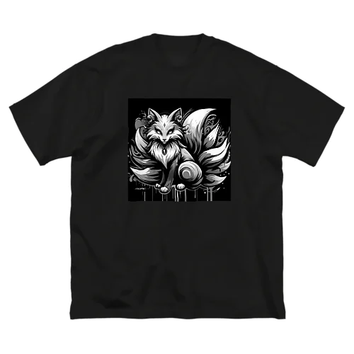🦊モノトーン九尾🦊 Big T-Shirt