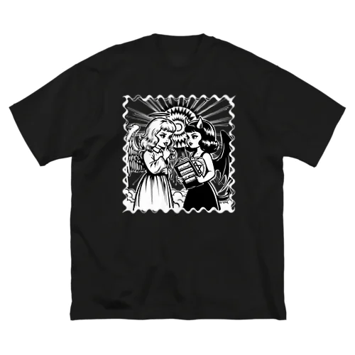 天使と悪魔の計画 ビッグシルエットTシャツ