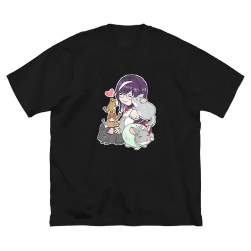 葉月なちゅえ＆ほわぷりちんちらーずコラボグッズ ビッグシルエットTシャツ