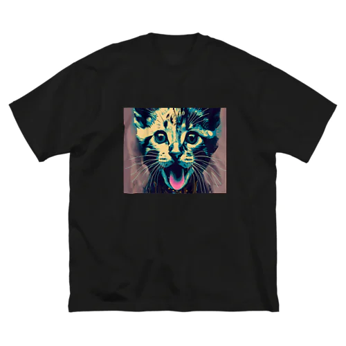 ビット猫PUNK vr Big T-Shirt