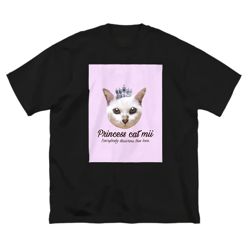 プリンセスキャットみー ビッグシルエットTシャツ