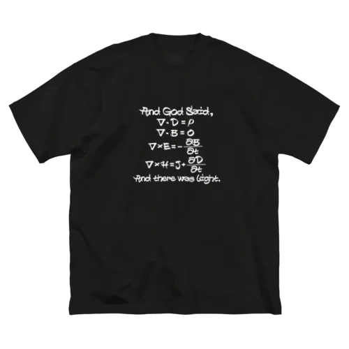 Maxwell's Equations Big T-Shirt