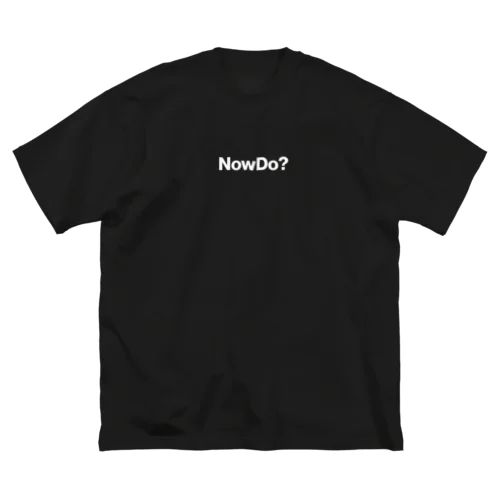 NowDo? BLACK ビッグシルエットTシャツ