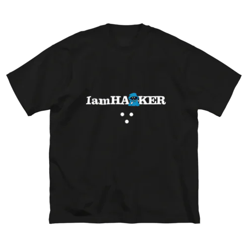 IamHA■KER(ダークカラー)  ビッグシルエットTシャツ