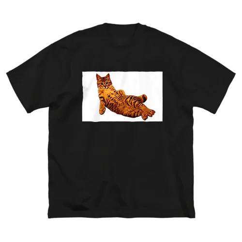 Elegant Cat ③ ビッグシルエットTシャツ