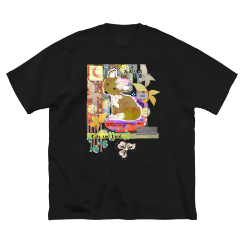 300★月山いつこ作品●みのりのいね■朱の ビッグシルエットTシャツ