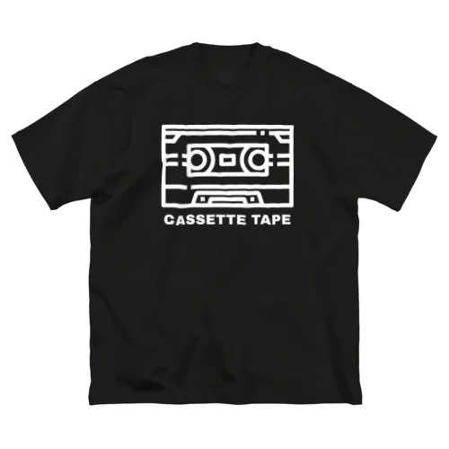 カセットテープ ビッグシルエットTシャツ