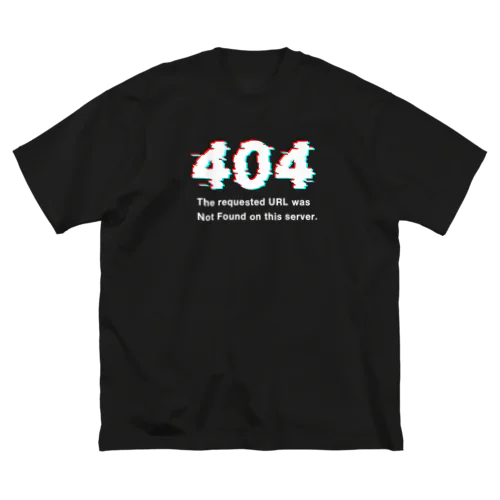 404 Not Found ビッグシルエットTシャツ