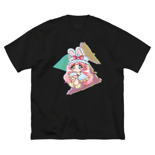 うさちゃぴデカティ～ Big T-Shirt