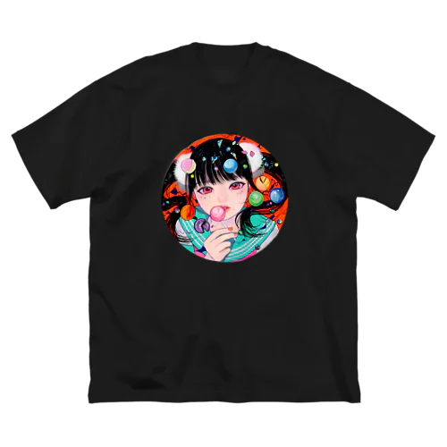 cosmic candy 02 ビッグシルエットTシャツ