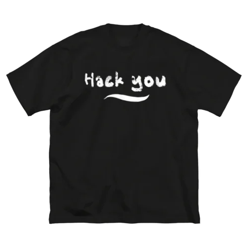 Hack you ビッグシルエットTシャツ