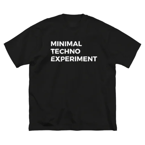 Minimal Techno Big T-Shirt