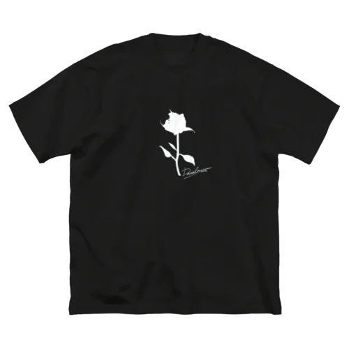 シンプルイズベスト（薔薇） ビッグシルエットTシャツ