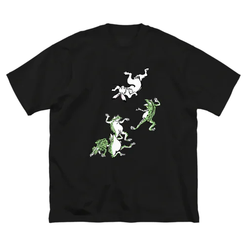 鳥獣戯画 ビッグシルエットTシャツ