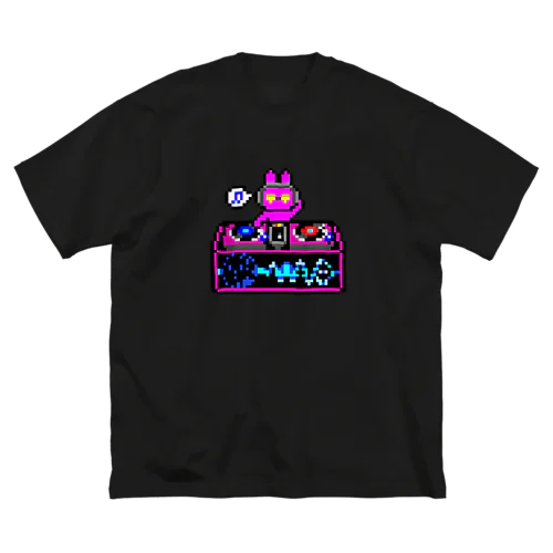 DJ U.S.A.-P うさぎP ビッグシルエットTシャツ