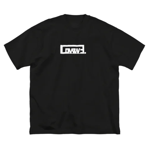 lowweロゴ　黒 ビッグシルエットTシャツ