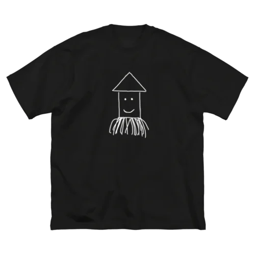 黒かわいか ビッグシルエットTシャツ