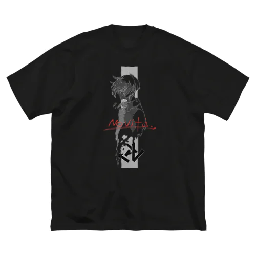 novita 黒 ビッグシルエットTシャツ