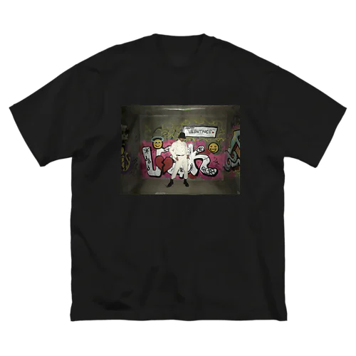 ピザ哲学 A Clockwork Friend -Colorful- Big T-Shirt