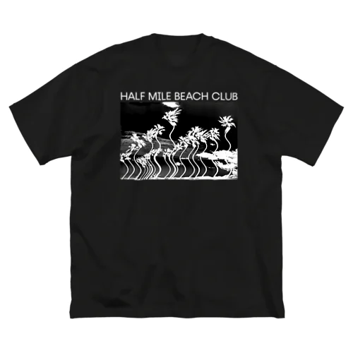 BLUE MOON - BLACK ビッグシルエットTシャツ