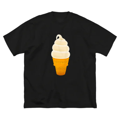 🍦光るソフトクリーム ビッグシルエットTシャツ