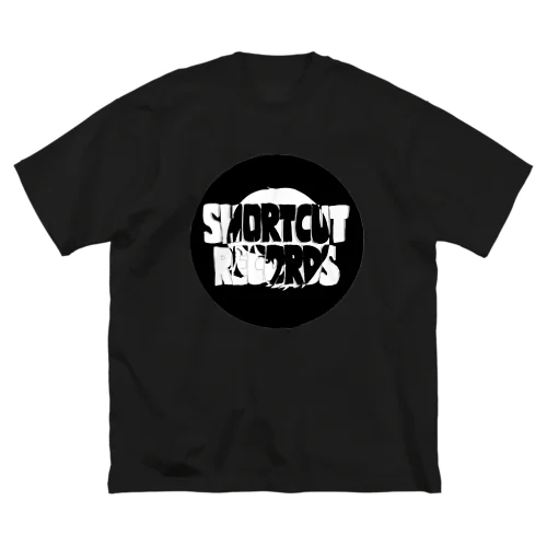  SHORTCUT RECORDS Logo&Logo ビッグシルエットTシャツ
