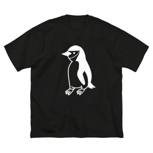 ヒゲペン。ホワイト Big T-Shirt