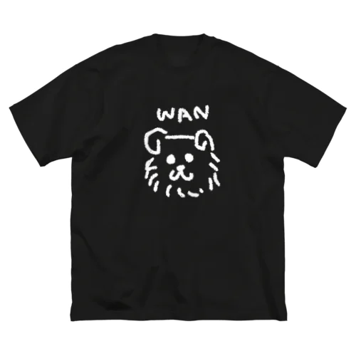 WAN(white) ビッグシルエットTシャツ