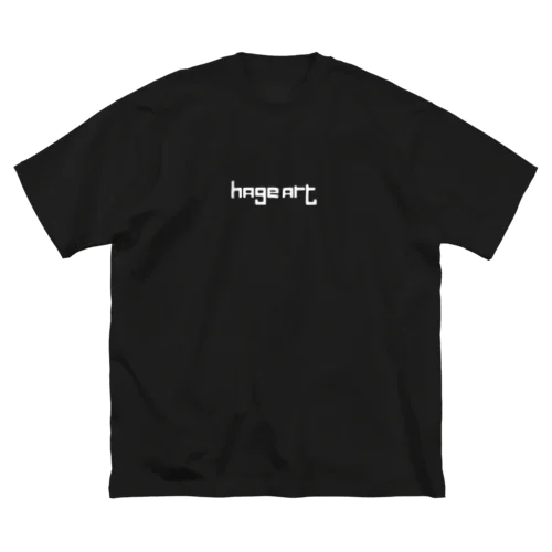 hageartロゴ ビッグシルエットTシャツ