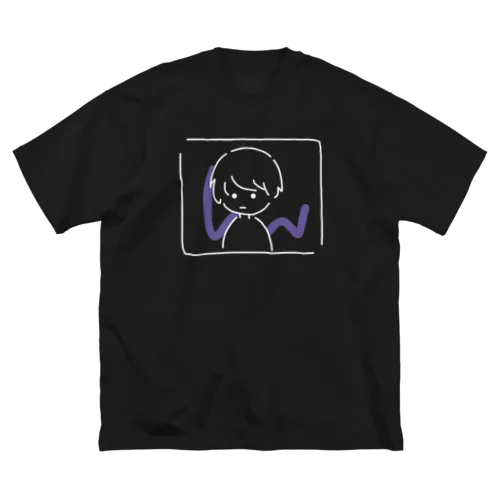 無表情な男の子 ビッグシルエットTシャツ