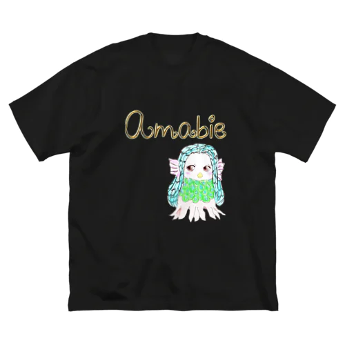 アマビエ様(医療従事者応援グッズ) ビッグシルエットTシャツ