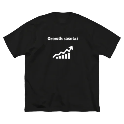 Growth sasetai ビッグシルエットTシャツ