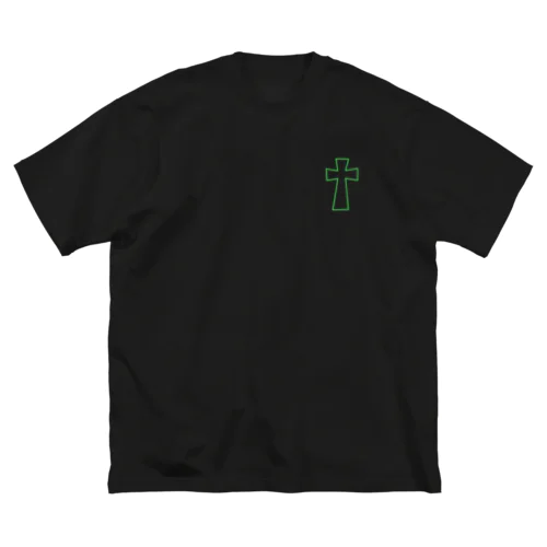 Neon Cross ビッグシルエットTシャツ