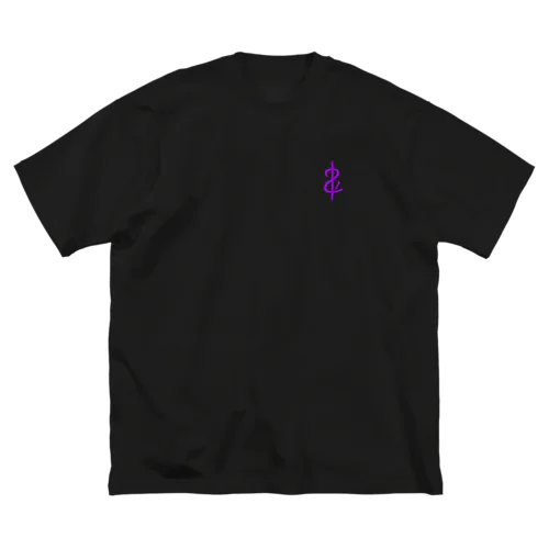 producebyk purple ビッグシルエットTシャツ