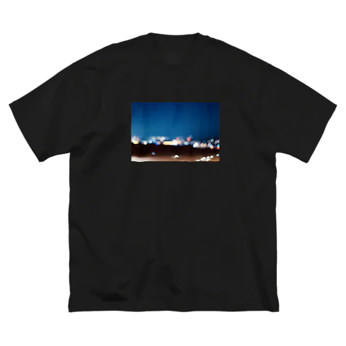 大阪の夜景 ビッグシルエットTシャツ