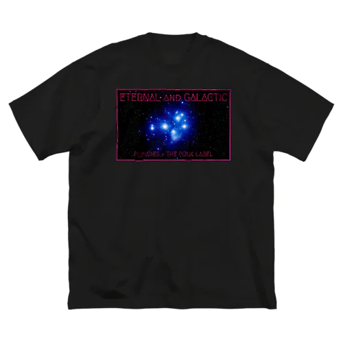 ETERNAL and GALACTIC(PLEIADES × THE PUNK LABEL) ビッグシルエットTシャツ