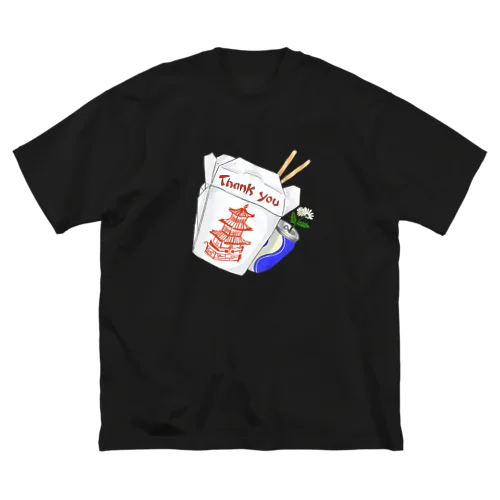 Chinese Takeout Boxx ビッグシルエットTシャツ