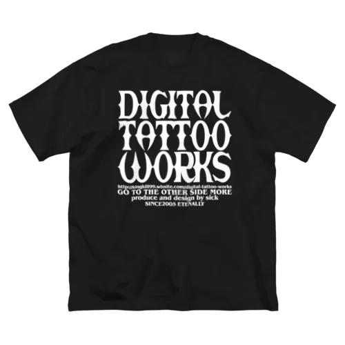 digital tattoo works rogo ビッグシルエットTシャツ