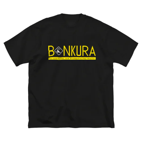 BONKURA TYPO YLW ビッグシルエットTシャツ