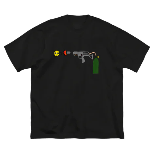 ぴえん放射器 ビッグシルエットTシャツ