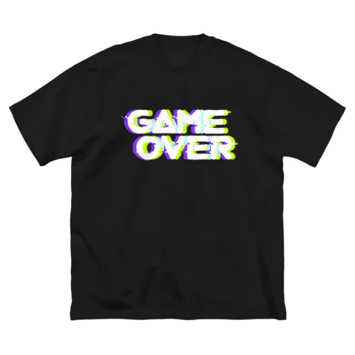 ゲームオーバー紫×緑 ビッグシルエットTシャツ