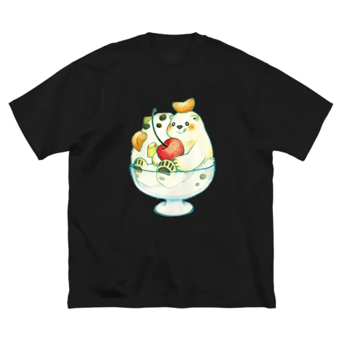 シロクマかき氷 ビッグシルエットTシャツ