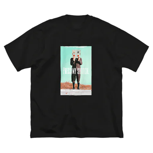 【PRESS MY SWICH】 ビッグシルエットTシャツ