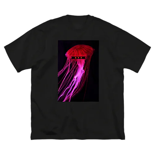 Red jellyfish ビッグシルエットTシャツ