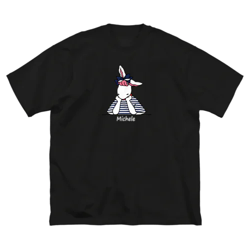 考えごとをするミシェル ビッグシルエットTシャツ