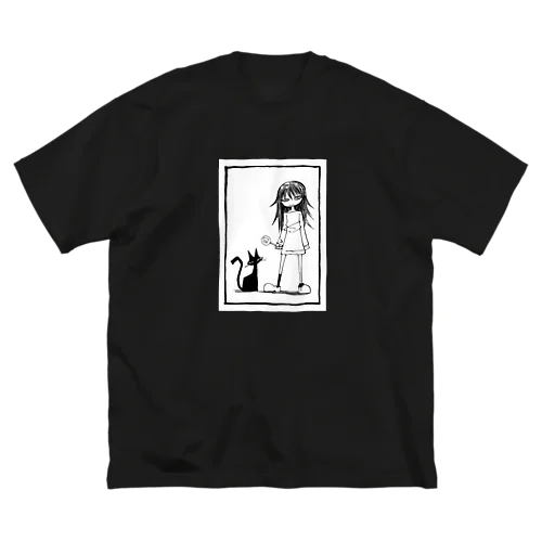 猫girl Big T-Shirt