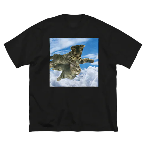 空飛ぶ猫 ビッグシルエットTシャツ