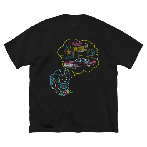 TO THE MOON & BACK ビッグシルエットTシャツ