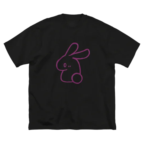 Rabbit ビッグシルエットTシャツ