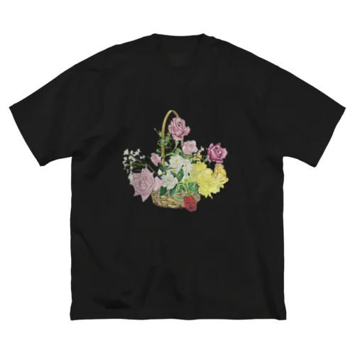 魅惑のお花グッズ　カラー ビッグシルエットTシャツ